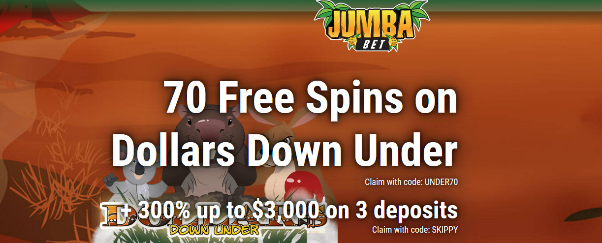 Jumba Bet Casino Exclusive 70 No Deposit Fs Bonus Code On