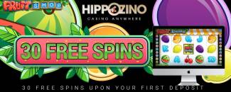 Hippozino Casino - Exclusive 100% Welcome Bonus + 30 Free Spins on Fruit Shop