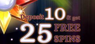 Conquer Casino - 100% Bonus + 25 Free Spins on Starburst