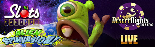 Desert Nights Casino - 100% Deposit Bonus + extra $100 Free Chip on Top