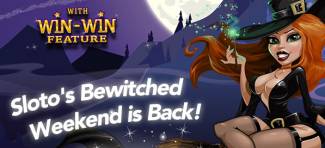 Sloto Cash Casino - 77% Weekend Bonus + 77 Free Spins on Bubble Bubble