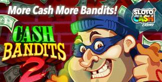 Sloto Cash Casino - 111% Bonus + 33 FS on Cash Bandits 2 June 2017