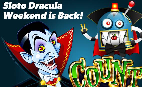 Sloto Cash Casino - 77% Weekend Bonus + 77 Free Spins on Count Spectacular