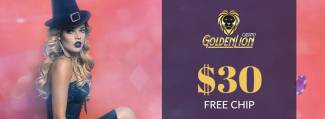 Golden Lion Casino - Exclusive $30 Free Chip + 300% Bonus Code 2017