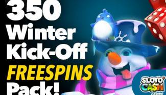Sloto Cash Casino - 150% Deposit Bonus + 350 Free Spins December 2017
