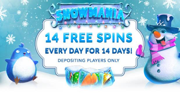 Planet 7 Casino - 196 Free Spins on Snowmania