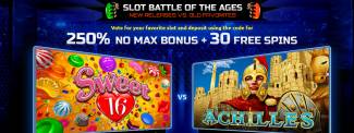 Prism Casino - 250% No Max Bonus Code + 30 Free Spins August 2018