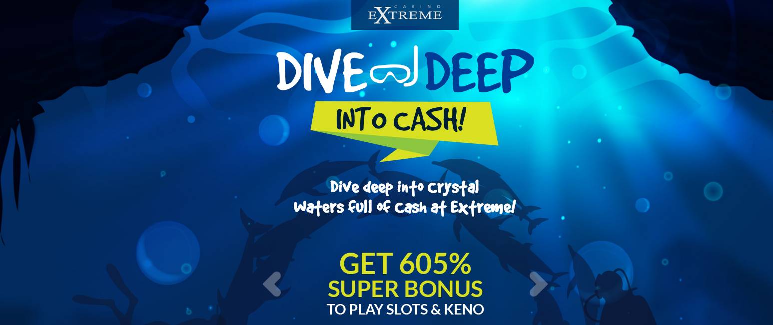Casino Extreme - 605% Deposit Bonus Code May 2018