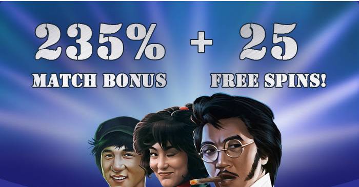 Free Spin Casino - 235% Deposit Bonus Code + 25 FS on Eagle Shadow Fist ...