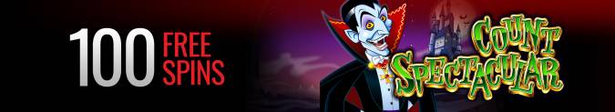Casino Extreme - 100 Free Spins Bonus Code on Count Spectacular (this weekend only)