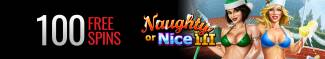 Casino Extreme - 100 Free Spins Bonus Code on Naughty or Nice 3 (this weekend only)