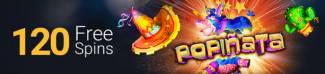 Casino Brango - 120 Free Spins Bonus Code on Popinata (this weekend only)