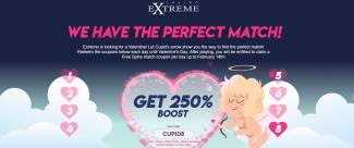 Casino Extreme - 250% Deposit Bonus + 77 FS on Empress Wu (today only)