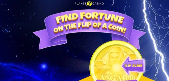 Planet 7 Casino - 275% No Max Bonus Code + 25 Free Spins on Asgard