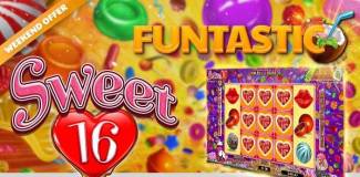 Slotastic Casino - 77% Weekend Bonus up to $375 + 77 Free Spins on Sweet 16