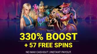 Casino Extreme - 330% Deposit Bonus + 57 Free Spins on Gemtopia