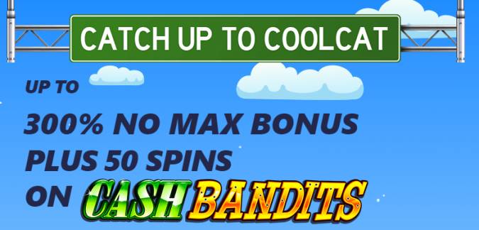 Cool Cat Casino - up to 300% No Max Bonus + 50 Free Spins on Cash ...