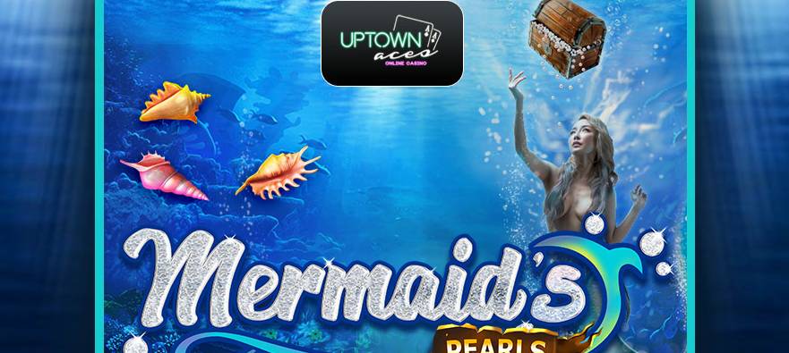 Uptown Aces Casino - 20 No Deposit FS Bonus Code on Mermaids Pearls + 100 Added FS