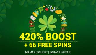 Casino Extreme - 420% Deposit Bonus + 66 Free Spins on Lucky 6