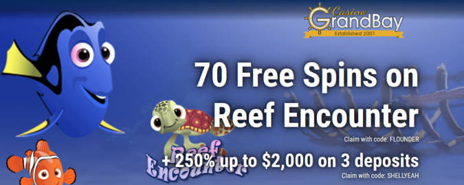 Grand Reef Casino Bonus Code