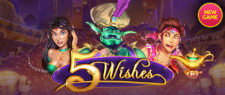 Club Player Casino - 300% No Max Bonus Code + 30 Free Spins on 5 Wishes