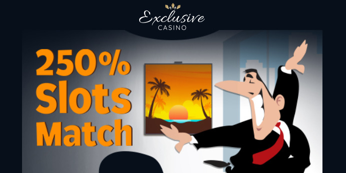 Exclusive Casino - 250% Deposit Bonus + 25 FS on Samba Sunset + 100% ...