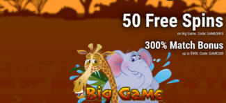 Mandarin Palace Casino - Exclusive 50 No Deposit FS Bonus Code on Big Game + 300% Deposit Bonus