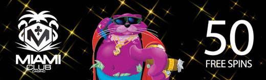 Miami Club Casino - 50 No Deposit FS Bonus Code on Fat Cat + 150% Bonus + 50 FS