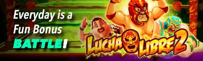 Uptown Aces Casino - up to 225% Daily Bonus + 50 FS on Lucha Libre II July 2020