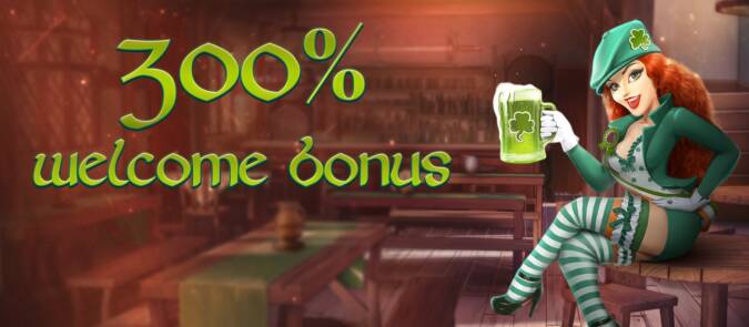 BoVegas Casino - Exclusive 300% St. Patricks Day Welcome Deposit Bonus