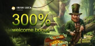 Irish Luck Casino - Exclusive 300% St. Patricks Day Welcome Deposit Bonus