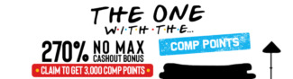 270% No Max Deposit Bonus Code + 4,000 COMP Points @ 11 RTG Casinos (today only)