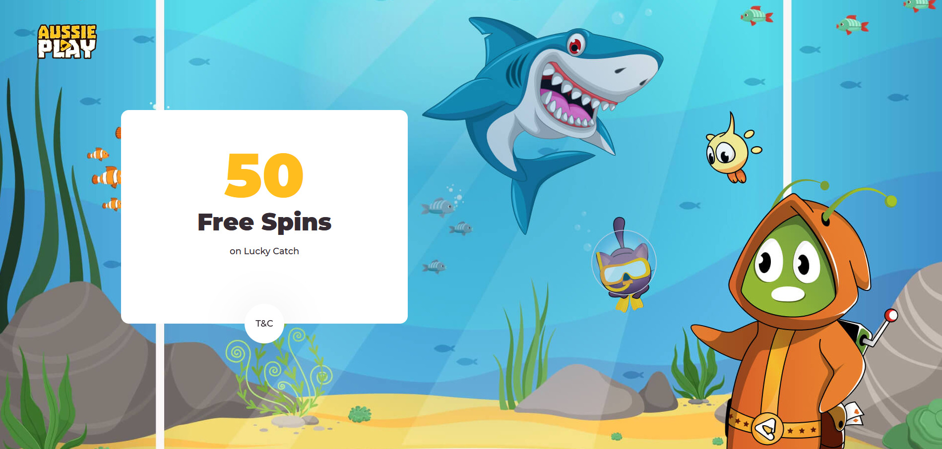 Aussie Play Casino - Exclusive 50 No Deposit FS Bonus Code on Lucky ...