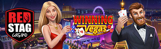 Red Stag Casino - $5 Free Chip on Winning Vegas + 500% Deposit Bonus up to $1,000
