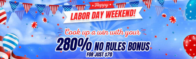 280% No Rules Deposit Bonus Code @ 11 RTG Casinos (this weekend only)
