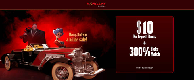 DomGame Casino - Exclusive $10 Black Friday Free Chip + 300% Welcome Bonus