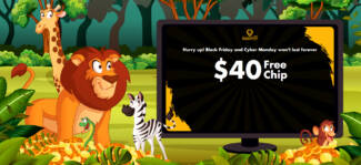 Golden Lion Casino - Exclusive $40 Black Friday Free Chip No Deposit Bonus Code