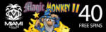 Miami Club Casino - 40 No Deposit FS Bonus Code on Magic Monkey II + 100% Bonus + 30 FS