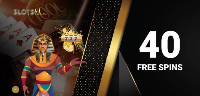 SlotsWin Casino - Exclusive 40 No Deposit FS Bonus Code on Egyptian Gold