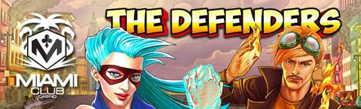 Miami Club Casino - $10 Free Chip on The Defenders + 400% Welcome Bonus
