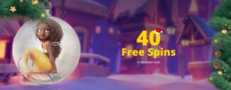 Cherry Gold Casino - Festive 40 No Deposit Free Spins Bonus Code on Mermaid Pearls