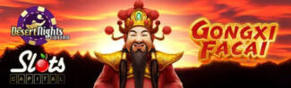 Desert Nights Casino - $15 Free Chip on Gongxi Facai + 400% Welcome Bonus