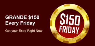 Grande Vegas Casino - $150 Friday Free Chip December 2021