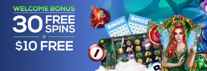 BingoSpirit - Exclusive 30 No Deposit FS on Faerie Spells + $10 Bingo Bonus + 500% Welcome Bonus
