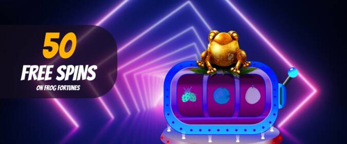 Mega 7s Casino - Exclusive 50 No Deposit Free Spins Bonus Code on Frog Fortunes
