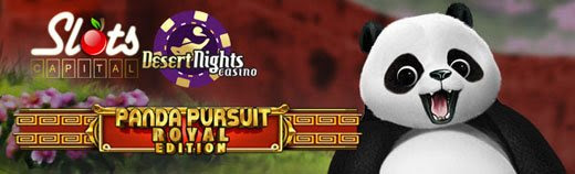 Desert Nights Casino - $15 Free Chip on Panda Pursuit Royal Edition + 400% Welcome Bonus
