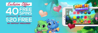 BingoSpirit - Exclusive 40 No Deposit FS on Dragons Paradise + $20 Bingo Bonus + 500% Welcome Bonus