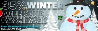 Sloto Cash Casino - 35% Unlimited Weekend Cashback Bonus