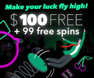 Uptown Pokies - 200% Deposit Bonus Code + $100 Free Chip + 99 Free Spins March 2022