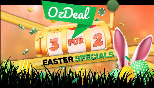 Ozwin Casino - 150% Easter Deposit Bonus + $50 Free Chip April 2022
